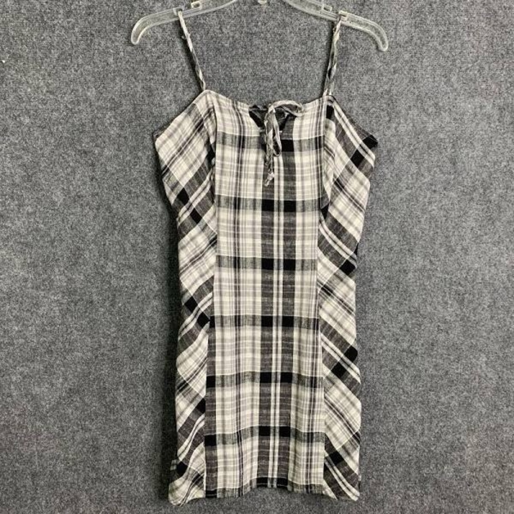 Aeropostale Black and White Slip Mini Dress